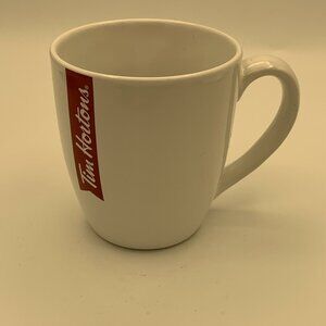 Tim Hortons Mug 12oz White Red Banner 2017